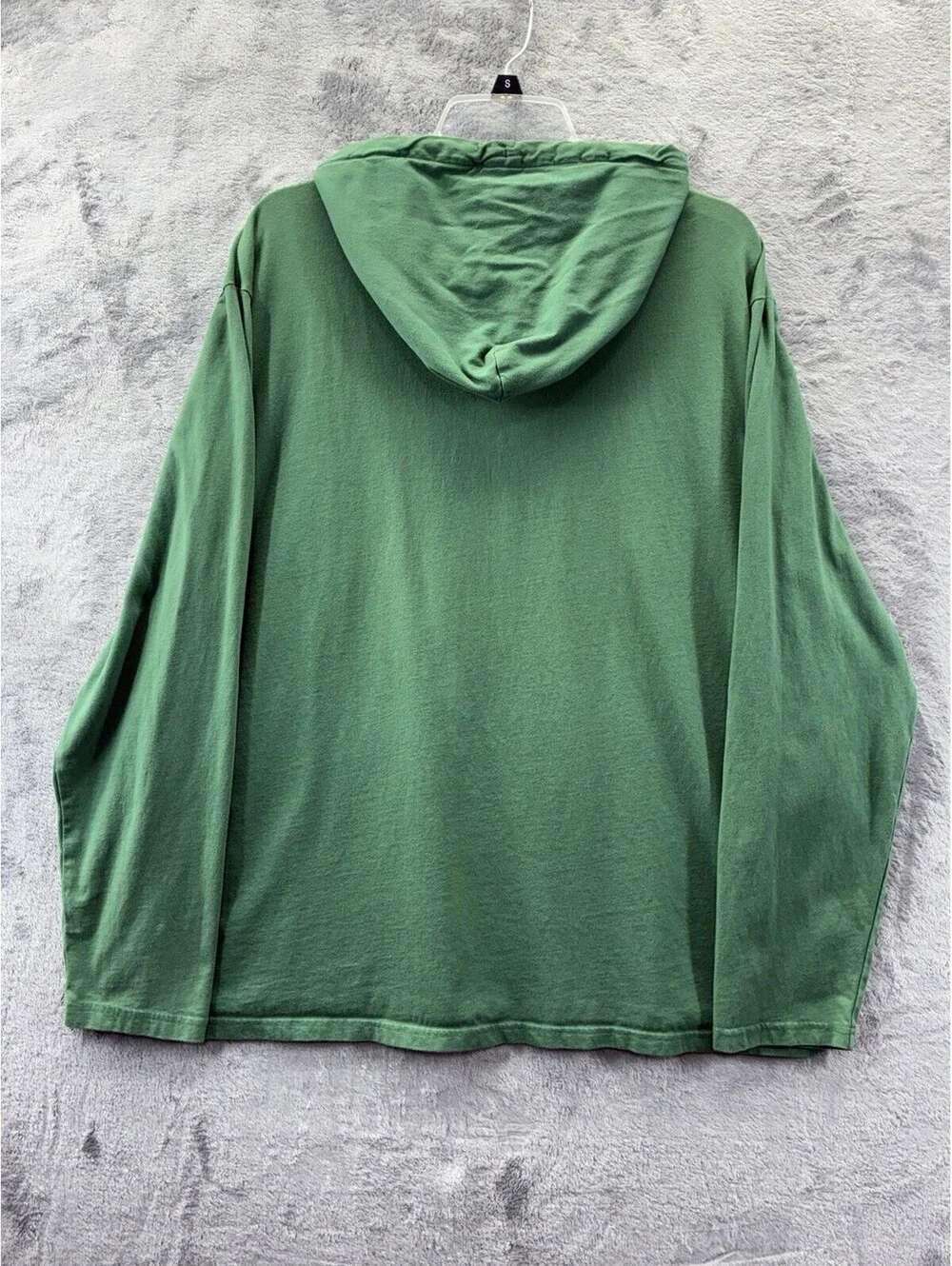 Polo Ralph Lauren Hooded T-Shirt Men XL Green Long Sleeve Jersey Hoodie Pony